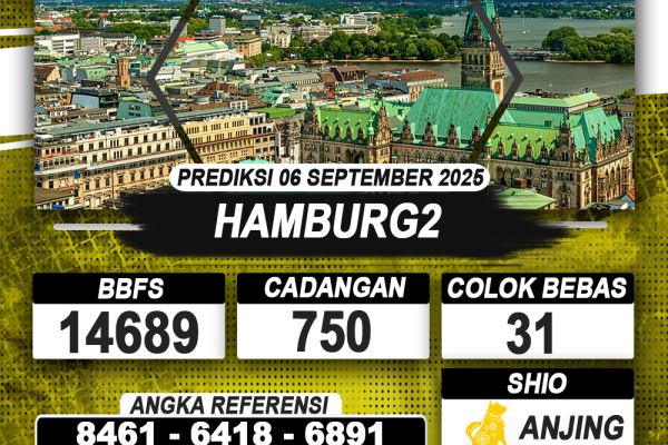 PREDIKSI HAMBURG2 06 SEPTEMBER 2025 | PREDIKSI TOGEL KUNINGTOTO