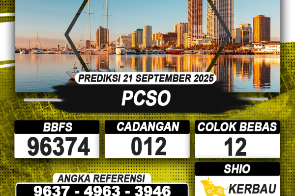 PREDIKSI PCSO 21 SEPTEMBER 2025 | PREDIKSI TOGEL KUNINGTOTO