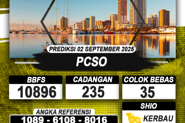 PREDIKSI PCSO 02 SEPTEMBER 2025 | PREDIKSI TOGEL KUNINGTOTO