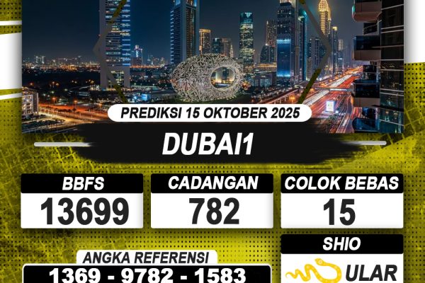 PREDIKSI DUBAI1 15 OKTOBER 2025 | PREDIKSI TOGEL KUNINGTOTO