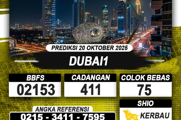 PREDIKSI DUBAI1 20 OKTOBER 2025 | PREDIKSI TOGEL KUNINGTOTO PREDIKSI DUBAI1 20 OKTOBER 2025 | PREDIKSI TOGEL KUNINGTOTO