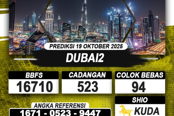 PREDIKSI DUBAI2 19 OKTOBER 2025 | PREDIKSI TOGEL KUNINGTOTO