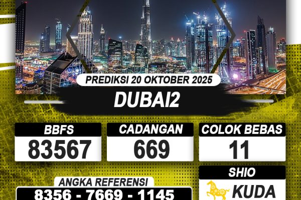 PREDIKSI DUBAI2 20 OKTOBER 2025 | PREDIKSI TOGEL KUNINGTOTO