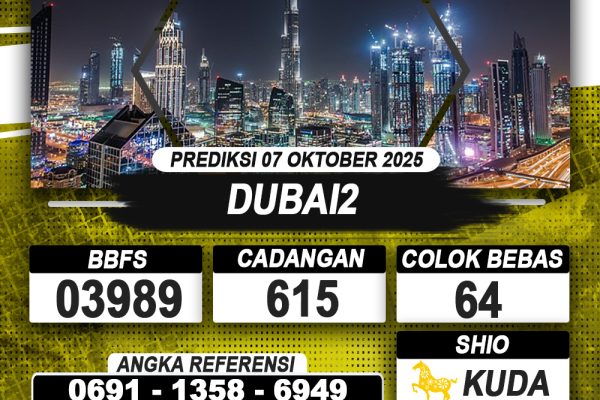 PREDIKSI DUBAI2 07 OKTOBER 2025 | PREDIKSI TOGEL KUNINGTOTO