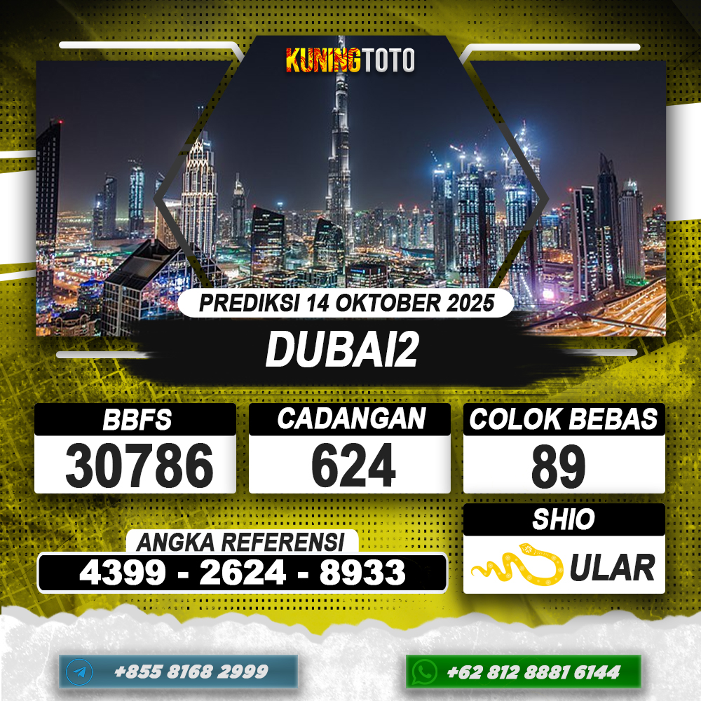 PREDIKSI DUBAI2 14 OKTOBER 2025 | PREDIKSI TOGEL KUNINGTOTO