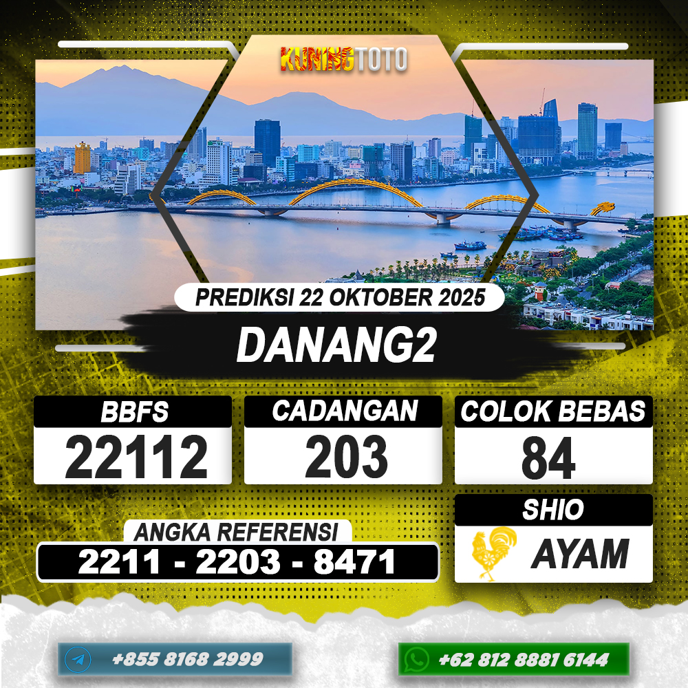 PREDIKSI DANANG2 22 OKTOBER 2025 | PREDIKSI TOGEL KUNINGTOTO
