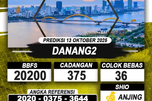 PREDIKSI DANANG2 13 OKTOBER 2025 | PREDIKSI TOGEL KUNINGTOTO