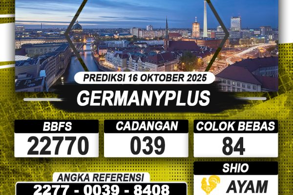 PREDIKSI GERMANYPLUS 16 OKTOBER 2025 | PREDIKSI TOGEL KUNINGTOTO PREDIKSI GERMANYPLUS 16 OKTOBER 2025 | PREDIKSI TOGEL KUNINGTOTO