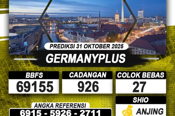 PREDIKSI GERMANYPLUS 31 OKTOBER 2025 | PREDIKSI TOGEL KUNINGTOTO