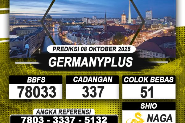 PREDIKSI GERMANYPLUS 08 OKTOBER 2025 | PREDIKSI TOGEL KUNINGTOTO