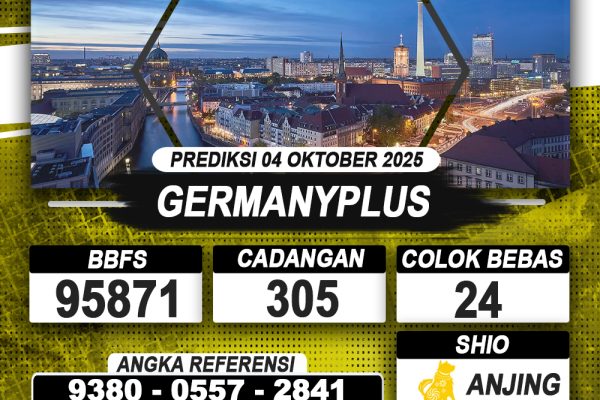 PREDIKSI GERMANYPLUS 04 OKTOBER 2025 | PREDIKSI TOGEL KUNINGTOTO