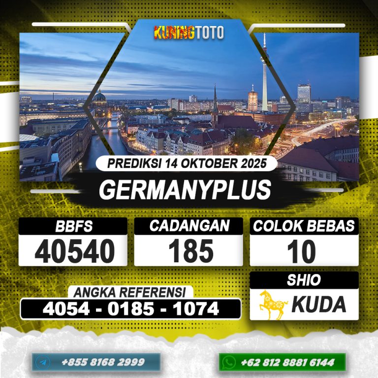 PREDIKSI GERMANYPLUS 14 OKTOBER 2025 | PREDIKSI TOGEL KUNINGTOTO