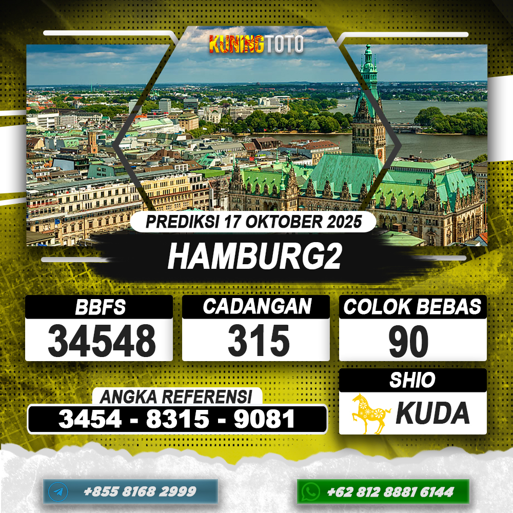 PREDIKSI HAMBURG2 17 OKTOBER 2025 | PREDIKSI TOGEL KUNINGTOTO