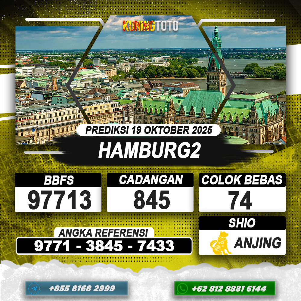PREDIKSI HAMBURG2 19 OKTOBER 2025 | PREDIKSI TOGEL KUNINGTOTO
