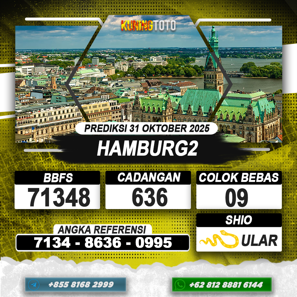 PREDIKSI HAMBURG2 31 OKTOBER 2025 | PREDIKSI TOGEL KUNINGTOTO
