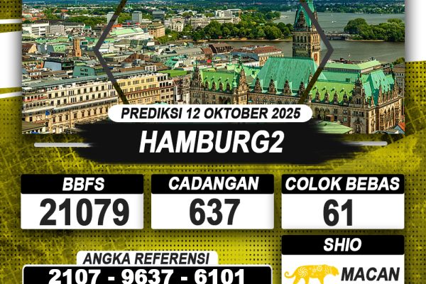 PREDIKSI HAMBURG2 12 OKTOBER 2025 | PREDIKSI TOGEL KUNINGTOTO
