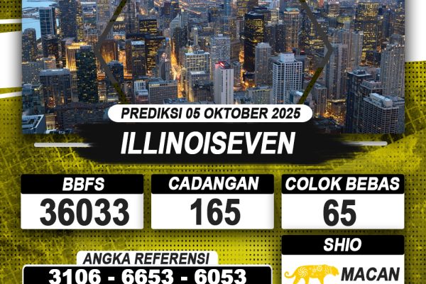 PREDIKSI ILLINOISEVEN 05 OKTOBER 2025 | PREDIKSI TOGEL KUNINGTOTO