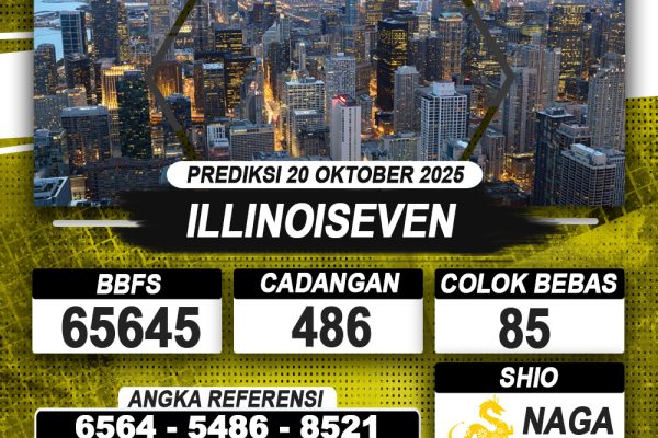 PREDIKSI ILLINOISEVEN 20 OKTOBER 2025 | PREDIKSI TOGEL KUNINGTOTO