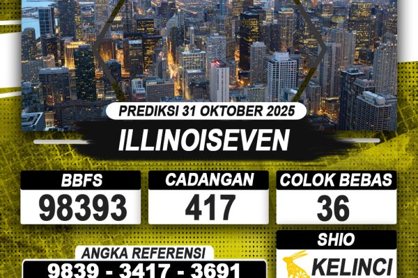 PREDIKSI ILLINOISEVEN 31 OKTOBER 2025 | PREDIKSI TOGEL KUNINGTOTO