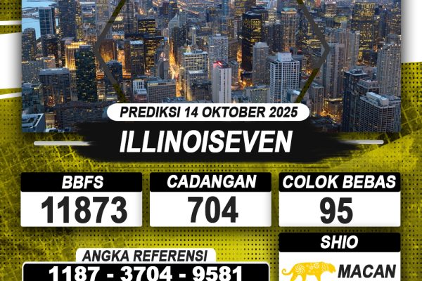 PREDIKSI ILLINOISEVEN 14 OKTOBER 2025 | PREDIKSI TOGEL KUNINGTOTO