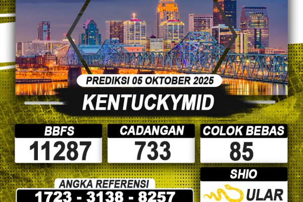 PREDIKSI KENTUCKYMID 05 OKTOBER 2025 | PREDIKSI TOGEL KUNINGTOTO