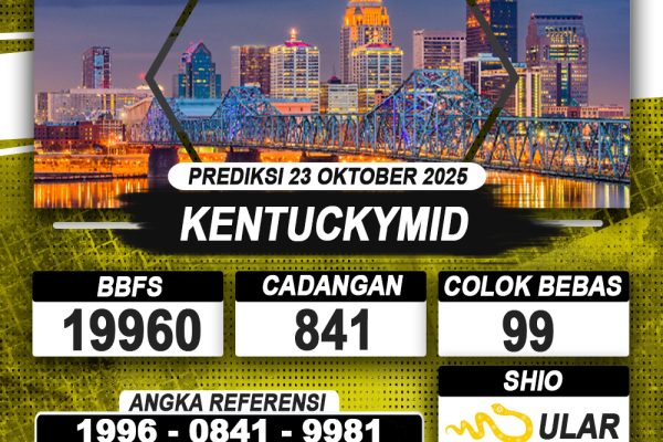 PREDIKSI KENTUCKYMID 23 OKTOBER 2025 | PREDIKSI TOGEL KUNINGTOTO