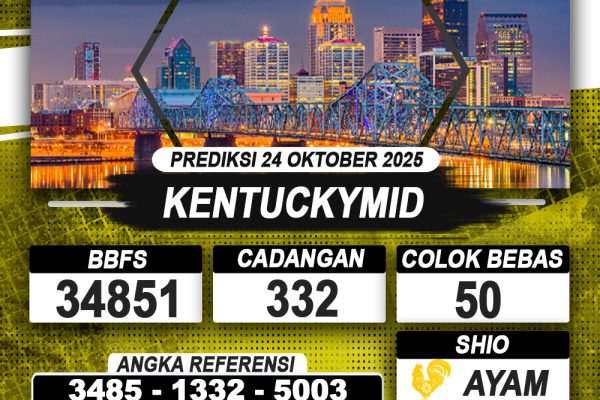 PREDIKSI KENTUCKYMID 24 OKTOBER 2025 | PREDIKSI TOGEL KUNINGTOTO