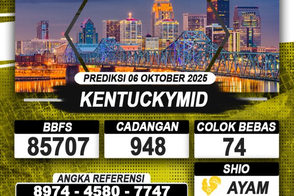 PREDIKSI KENTUCKYMID 06 OKTOBER 2025 | PREDIKSI TOGEL KUNINGTOTO