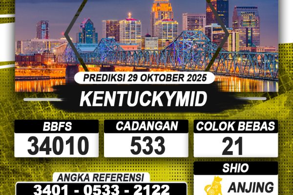 PREDIKSI KENTUCKYMID 29 OKTOBER 2025 | PREDIKSI TOGEL KUNINGTOTO