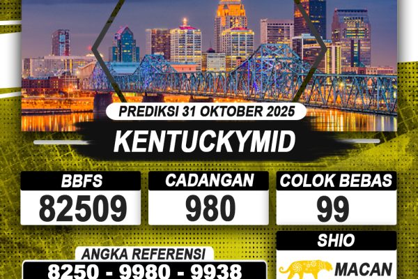 PREDIKSI KENTUCKYMID 31 OKTOBER 2025 | PREDIKSI TOGEL KUNINGTOTO
