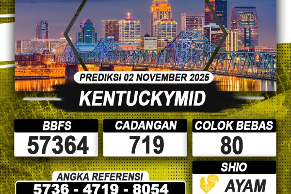 PREDIKSI KENTUCKYMID 02 NOVEMBER 2025 | PREDIKSI TOGEL KUNINGTOTO