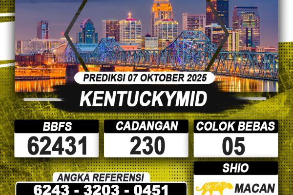 PREDIKSI KENTUCKYMID 07 OKTOBER 2025 | PREDIKSI TOGEL KUNINGTOTO