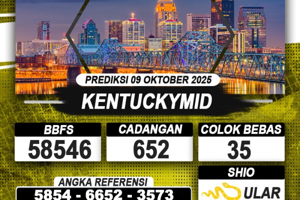 PREDIKSI KENTUCKYMID 09 OKTOBER 2025 | PREDIKSI TOGEL KUNINGTOTO