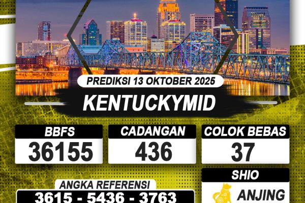 PREDIKSI KENTUCKYMID 13 OKTOBER 2025 | PREDIKSI TOGEL KUNINGTOTO