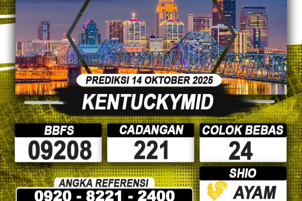 PREDIKSI KENTUCKYMID 14 OKTOBER 2025 | PREDIKSI TOGEL KUNINGTOTO