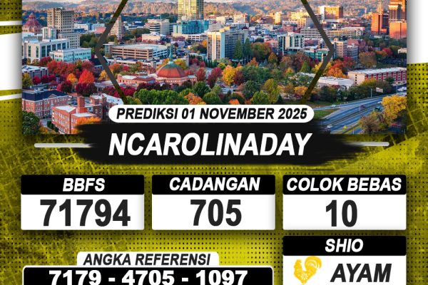 PREDIKSI NCAROLINADAY 01 NOVEMBER 2025 | PREDIKSI TOGEL KUNINGTOTO PREDIKSI NCAROLINADAY 01 NOVEMBER 2025 | PREDIKSI TOGEL KUNINGTOTO