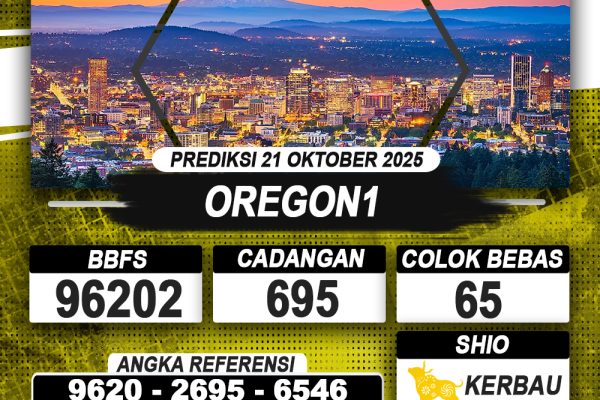 PREDIKSI OREGON1 21 OKTOBER 2025 | PREDIKSI TOGEL KUNINGTOTO