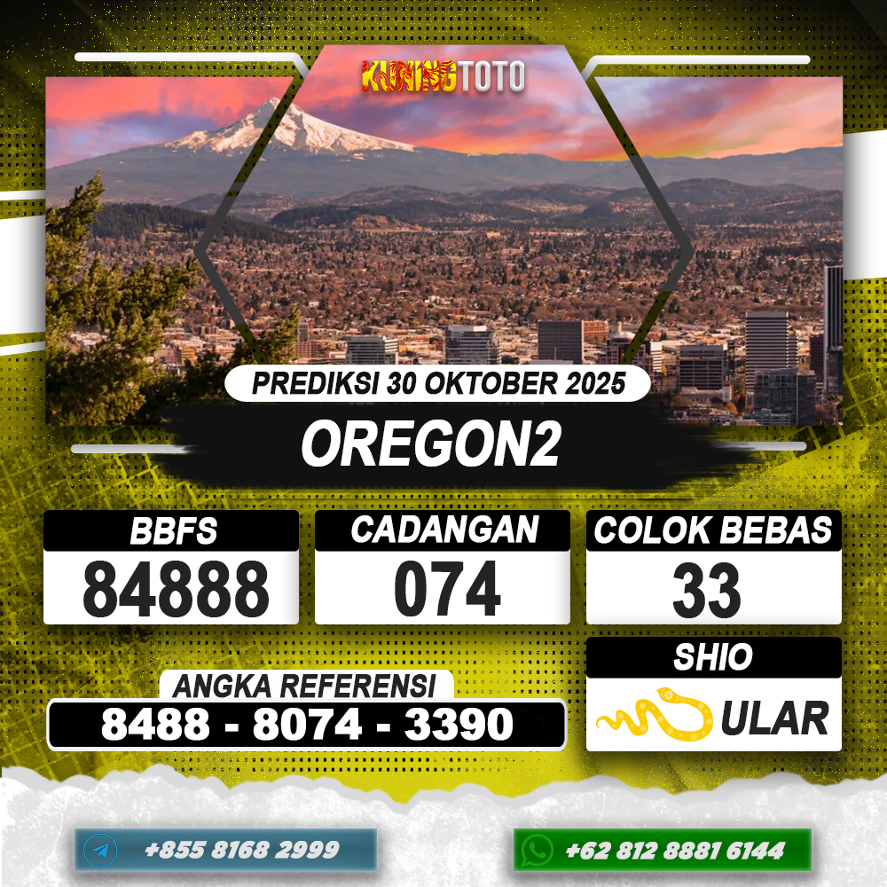 PREDIKSI OREGON2 30 OKTOBER 2025 | PREDIKSI TOGEL KUNINGTOTO