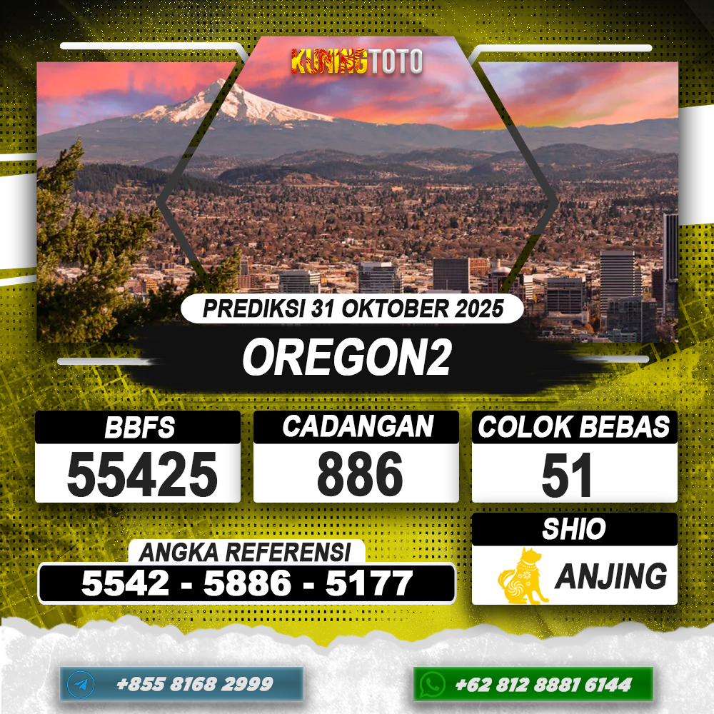 PREDIKSI OREGON2 31 OKTOBER 2025 | PREDIKSI TOGEL KUNINGTOTO