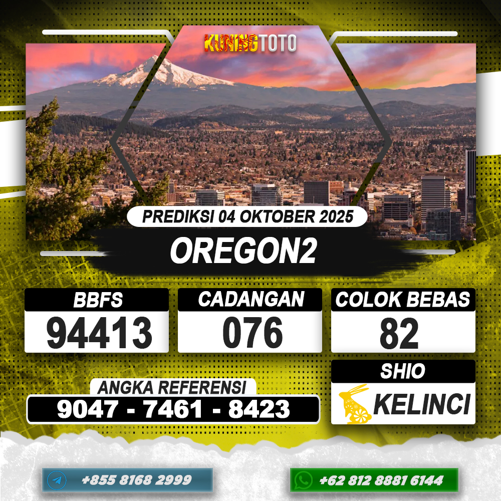 PREDIKSI OREGON2 04 OKTOBER 2025 | PREDIKSI TOGEL KUNINGTOTO