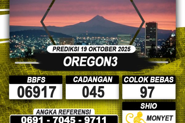 PREDIKSI OREGON3 19 OKTOBER 2025 | PREDIKSI TOGEL KUNINGTOTO PREDIKSI OREGON3 19 OKTOBER 2025 | PREDIKSI TOGEL KUNINGTOTO