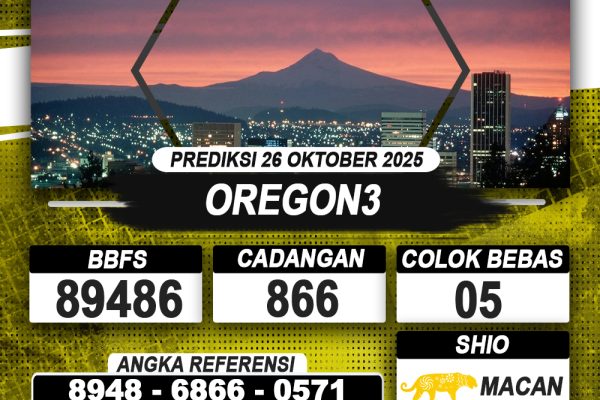 PREDIKSI OREGON3 26 OKTOBER 2025 | PREDIKSI TOGEL KUNINGTOTO PREDIKSI OREGON3 26 OKTOBER 2025 | PREDIKSI TOGEL KUNINGTOTO