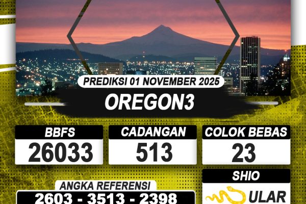 PREDIKSI OREGON3 01 NOVEMBER 2025 | PREDIKSI TOGEL KUNINGTOTO PREDIKSI OREGON3 01 NOVEMBER 2025 | PREDIKSI TOGEL KUNINGTOTO