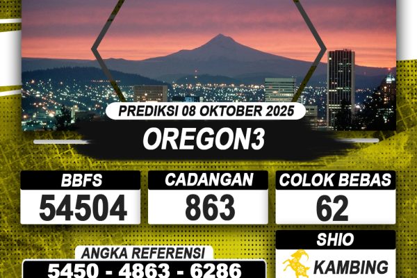 PREDIKSI OREGON3 08 OKTOBER 2025 | PREDIKSI TOGEL KUNINGTOTO