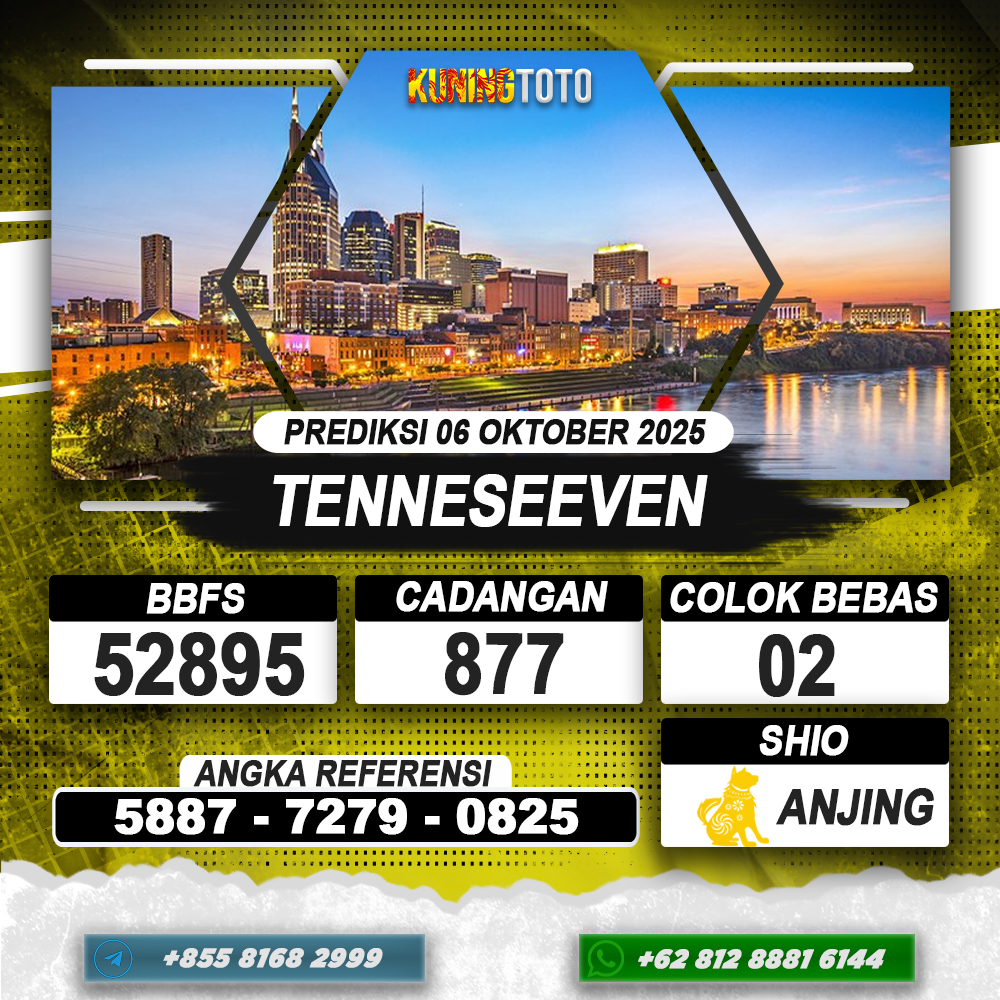 PREDIKSI TENNESEEVEN 06 OKTOBER 2025 | PREDIKSI TOGEL KUNINGTOTO