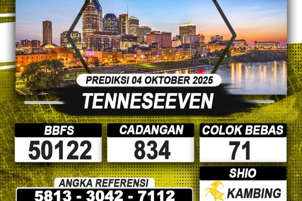 PREDIKSI TENNESEEVEN 04 OKTOBER 2025 | PREDIKSI TOGEL KUNINGTOTO