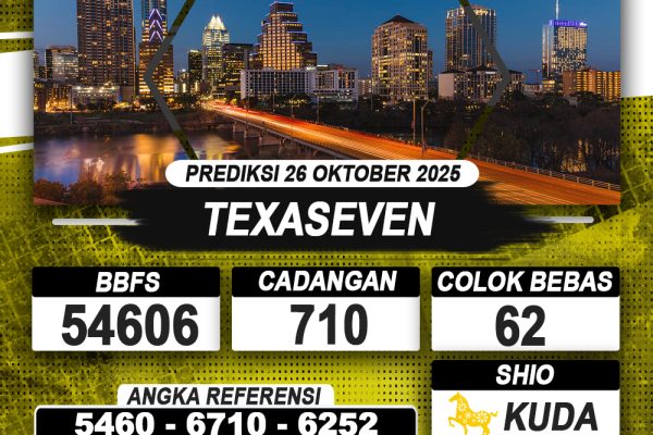 PREDIKSI TEXASEVEN 26 OKTOBER 2025 | PREDIKSI TOGEL KUNINGTOTO PREDIKSI TEXASEVEN 26 OKTOBER 2025 | PREDIKSI TOGEL KUNINGTOTO