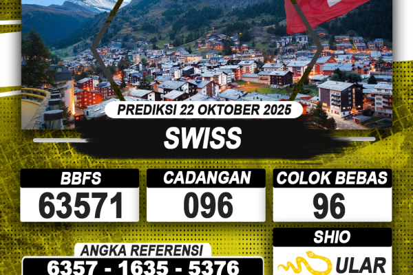 PREDIKSI SWISS 22 OKTOBER 2025 | PREDIKSI TOGEL KUNINGTOTO
