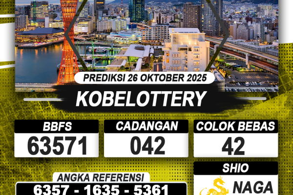 PREDIKSI KOBELOTTERY 26 OKTOBER 2025 | PREDIKSI TOGEL KUNINGTOTO