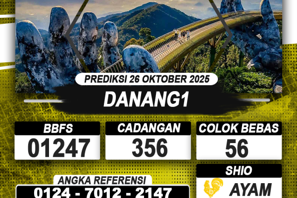 PREDIKSI DANANG1 26 OKTOBER 2025 | PREDIKSI TOGEL KUNINGTOTO